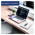 thumbnail image 3 of "Regleta Cargador Multicontactos Con 4 Salidas 3 Usb+1c,2m Belug BLANCO ", 3 of 5