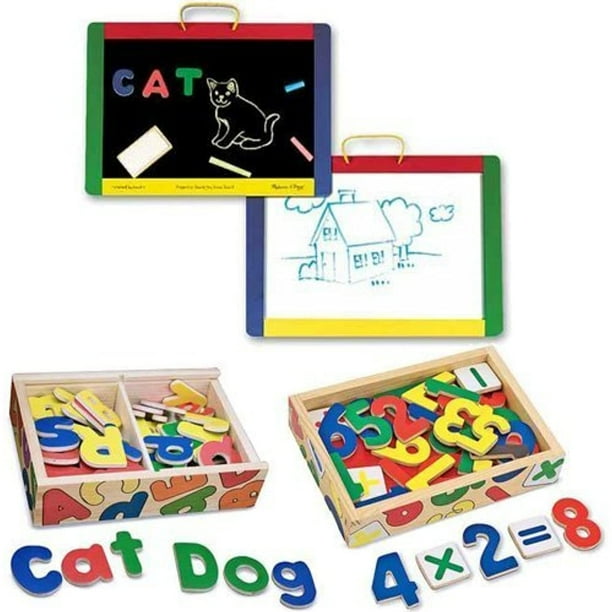 Melissa and Doug Chalk / Dry Erase Board with Wooden