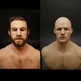 thumbnail image 2 of Latex Realistic Mans Face Cover Mask Male Fancy Dress Cosplay Halloween Party Props (Hair), 2 of 5