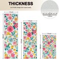 thumbnail image 4 of Pioneer Flower Floral Print Pattern Kitchen Rugs Sets Of 3,Kitchen Runner Rugs Non Skid Washable,Decorative Kitchen Floor Mats for Kitchen,Sink,Laundry,17"x30"+ 17"x47" + 17"x59", 4 of 6