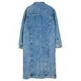 thumbnail image 5 of Yindaity Denim Jacket for Women Women's and Women's Plus Jean Cropped Denim Jacket (Blue,XL), 5 of 5