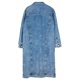 thumbnail image 4 of Chaqueta vaquera larga Gibobby Algodón Vintage Ajustada Elegante Mujer Azul M, 4 of 5