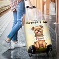 thumbnail image 3 of Cute Brussels Griffon Loves Dad Happy Father's Day Travel Luggage Cover Griff Dog Lover Suitcase Dust Protective Decor - 12008, 3 of 5