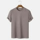 thumbnail image 1 of pstuiky camisetas para hombre, Camisas casuales de manga corta con cuello redondo y textura de color sólido para hombre camisas casuales para hombre s, 1 of 6
