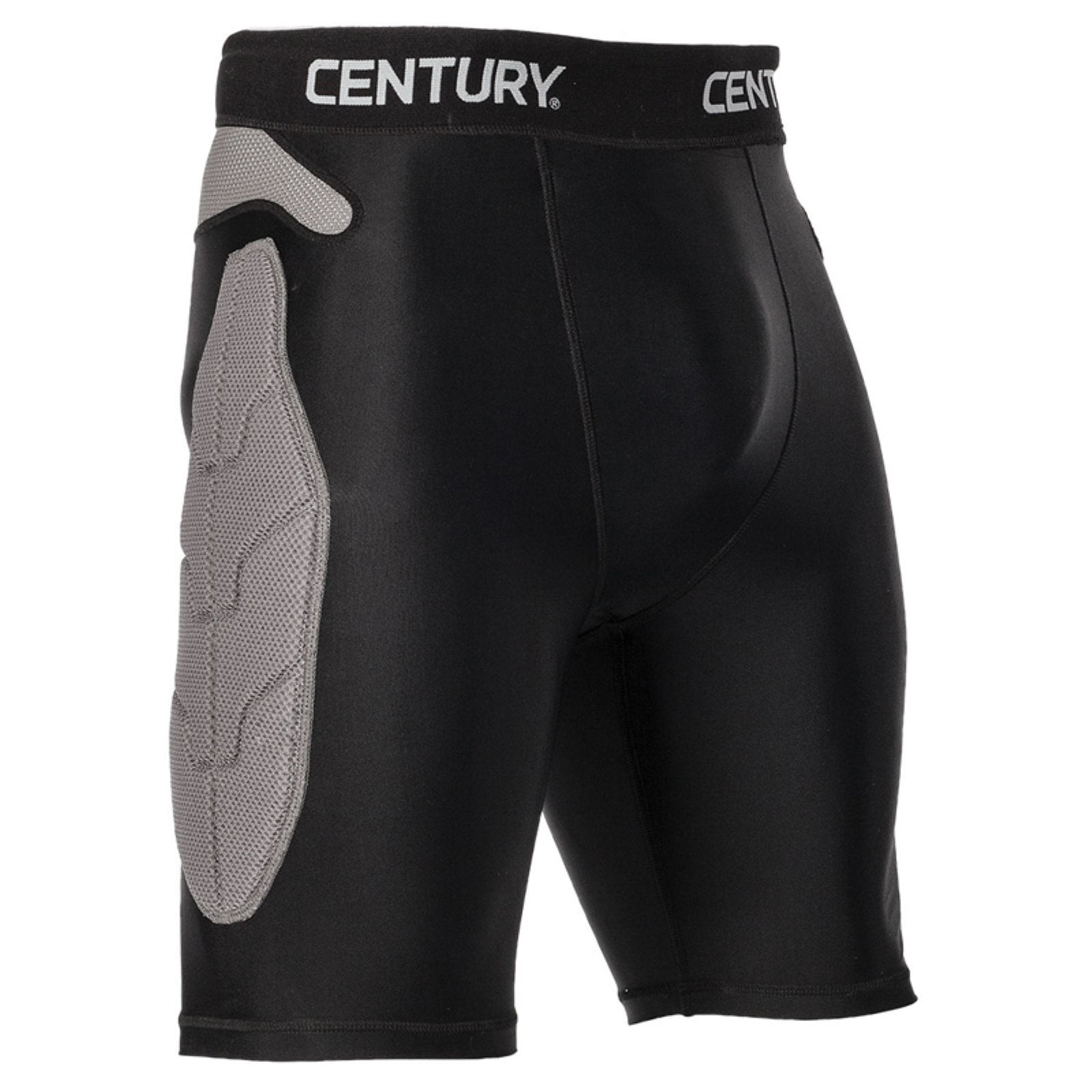 Century Padded Compression Shorts Black Youth Small New