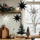 thumbnail image 4 of 9-Pointed 12 Inch Paper Star Lanterns Christmas Decorations 5PCS, Kizozo Hanging Paper Stars Christmas Ornaments for Indoor/Outdoor Windows, Christmas, 4 of 5