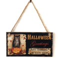 thumbnail image 2 of 2 artesanías creativas de madera para Halloween, diseño de calabaza rectangular de madera, decoración del hogar, carpintería, 2 of 4
