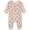 Cameo Rose Honeysuckl, variant on By Gerber Baby Girl Long Sleeve Slouch Romper, Sizes 0/3 Months - 24 Months