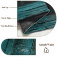 thumbnail image 6 of 3'x5' Area Rugs, Teal Board Indoor Outdoor Area Rug for Living Room Bedroom, Vintage Chic Wooden Grain Washable Bathroom Rugs Kitchen Floor Carpet Mats Home Decor Aesthetic, 6 of 8