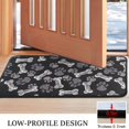 thumbnail image 3 of Paw Prints and Bones Door Rugs,Washable Non Slip Door Mats Indoor,Decorative Door Mats,Entry Mat Indoor for Entrance,Bedroom,Kitchen,Bathroom,30"x17", 3 of 6