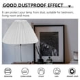 thumbnail image 3 of HEALEEP Lamp Cover 1Pc Cloth Pleated Lampshade for E27 Lamp Holder, 3 of 7