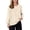 Beige, variant on EDFBUYKRS V Neck Blouses for Women Dressy Casual Tops Button Long Sleeve Shirts Fall Tops Xl