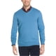 thumbnail image 2 of Suéter con cuello en V IZOD para hombre azul grande, 2 of 2