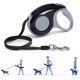 thumbnail image 3 of Correa retráctil para perros y gatos, cuerda de tracción telescópica, correa retráctil para gatos y perros pequeños, 5 m, máximo 15 kg (negra), 3 of 5