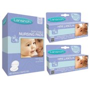 Lansinoh Hpa Lanolin For Breastfeeding Mothers, 40 Grams (Set of 2) with Disposable Nursing Pads