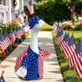 thumbnail image 5 of Ouuluon 4th of July Porch Goose Outfit Patriotic Goose Costume, 23 inch Cute Porch Garden Geese Clothes with Hat for Independence Day Porch Patio Lawn, 5 of 6