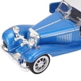 thumbnail image 2 of NFTIGB Classic Car Model Die Cast Metal Alloy Vintage Model Toy Car Collectible Home Decoration Ornament Blue 5.24 inches / 13.3 cm Perfect Gift For Kids And Adults Desk Display Collection Series, 2 of 6