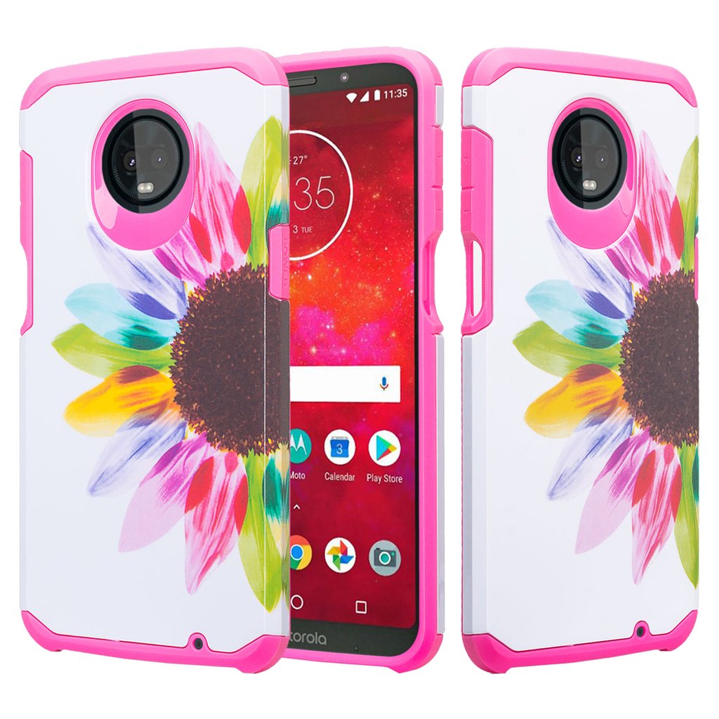Silicone Shock Proof Hybrid Case Compatible for Motorola Moto Z3 Play