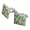 Silver, variant on Animal Tree of Life Monkey Koala Toucan Pattern Square Cufflink Set - Silver or Gold