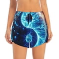 thumbnail image 2 of Xecao Blue Yin And Yang for Double-layer Running Short for Women, Perfect for Gym, Tennis, and More, Featuring a Convenient Pocket-XX-Large, 2 of 7
