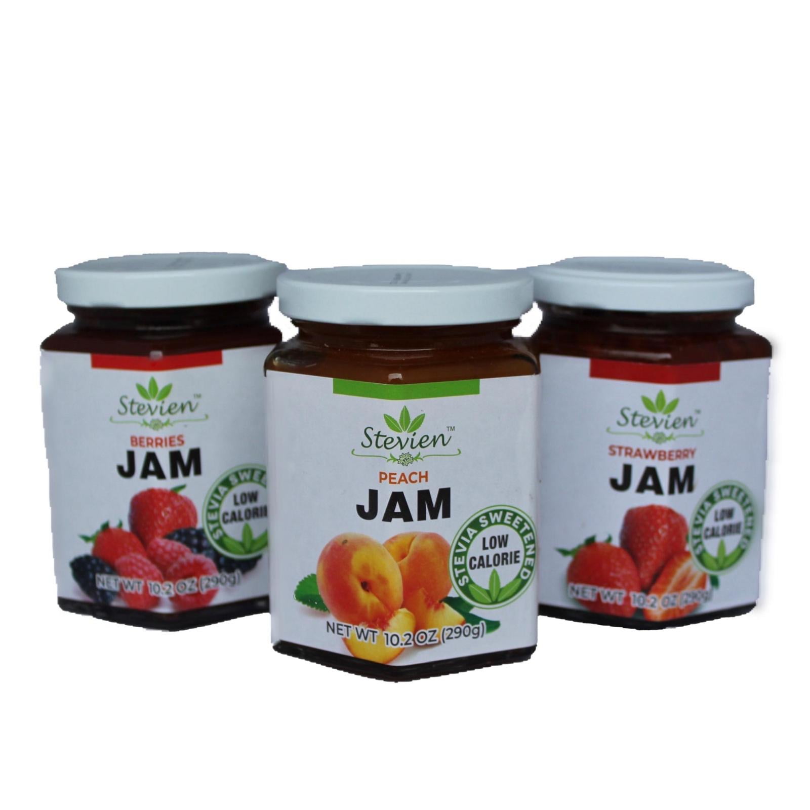 3 Jars of Stevien Jam | Keto Friendly | Made With Organic Stevia, Only