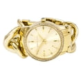 thumbnail image 3 of Michael Kors Women's MK3235 Runway Yellow Gold Steel Twist Chain Bracelet Watch, 3 of 4