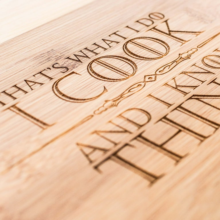 That's What I Do Cutting Board 14''x9.5''x.5'' Bamboo That's What I Do Cutting Board 14''x9.5''x.5'' Bamboo