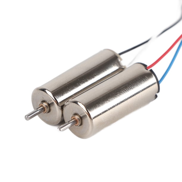 Risegun 2pcs Micro Motores sin núcleo, DC 3 a 5V 35000 a 50000RPM Motor Cepillado Eje de 20 mm 0.15A Conector Motor de pasatiempo de bajo Ruido para Modelo de Juguete Modelo de avión
