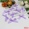 thumbnail image 1 of Lazos de cinta de satén para manualidades, fiesta de Navidad para decoración de cinta decorativa, embalaje de regalo, materiales de costura para sombreros, 50-200 piezas, 10mm, 1 of 4