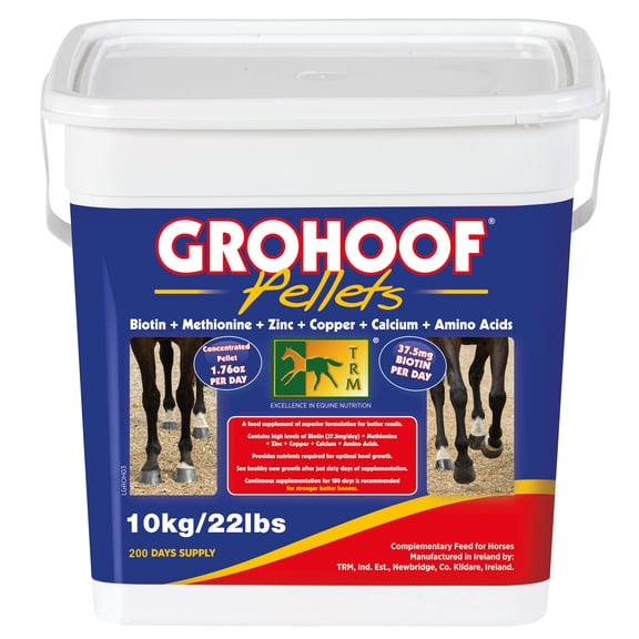 TRM Grohoof Horse Feed Supplement for Healthy Hooves | Concentrated Pellets