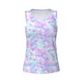 thumbnail image 6 of Sigee Rainbow Scales for Women's Workout Tank Top,Running Tank Tops,Sleeveless Gym ClothesSmall, 6 of 8