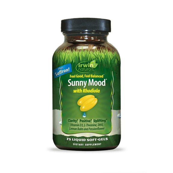 Irwin Naturals Sunny Mood - 75 Liquid Soft-Gels