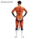 thumbnail image 5 of Trajes de Halloween de Zawaland Zentai con cola de animal Husky zorro lobo estampado Catsuit disfraces traje de cobertura completa Cosplay Petsuit, 5 of 5