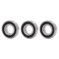 thumbnail image 5 of 3Pcs Deep Groove Ball Bearing Rubber Seal Accessory Set Kit for Equipment Machine6205, 5 of 5