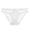 White, variant on Womens Thong Underwear - Low Rise Cheeky Panties in Mint Green, Breathable Mesh & Tagless for Everyday Comfort, Sizes M & L,Size M