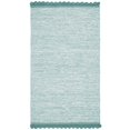 thumbnail image 6 of SAFAVIEH Montauk Sharlene Solid Braided Cotton Area Rug, Turquoise, 3' x 5', 6 of 7