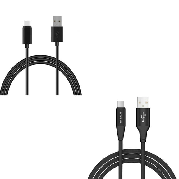 6ft and 10ft USB Cable Charger Power Cord Type-C Wires M1N for Microsoft Surface Go (10"), Lumia 950 - Motorola One, Moto Z4 Z3 Play Z2 Play Z Play Droid Force Droid X4 G7 Power Play G6