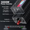 thumbnail image 2 of Inversor de corriente HONOURLIGHT de 3000 W, 6000 W, pico, 12 V a 110 V AC, 2 of 7