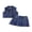 Blue Pleated Skirt Set, variant on BemeyourBBs Western Toddler Baby Girls Cowgirl Clothes Infant Baby Girl Summer Denim Outfit Solid Color Sleeveless Denim Tank Jacket Tops With Ruffle Jeans Pleated Skirt Set