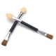 thumbnail image 1 of Pincel esponja de doble punta - Esponja + Pelo de caballo, tamaño mini - para sombras de ojos, maquillaje y herramientas de belleza(10pcs), 1 of 5