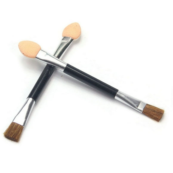 Herramientas de doble esponja para ojos, 10 uds., aplicador de sombra, desechables, con punta, pincel para mujer
