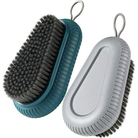 

2 Pieces Scrub Brushes Multi-Purpose Heavy Duty Scrub Brush Soft Scrubbing Brush Set for Laundry Clothes Shoes Bathroom Shower Sink Floor