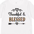 thumbnail image 4 of Inktastic Thanksgiving Greeting Thankful Blessed Girls Long Sleeve Toddler T-Shirt, 4 of 5
