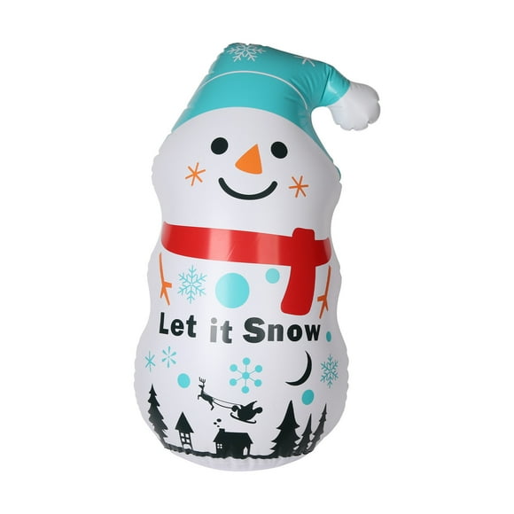EGNMCR Christmas Decorations, Christmas Gifts 45 Inch Inflatable Snowman Tumbler Inflatable Christmas Snowman Christmas Tumbler Decoration Inflatable snowman