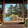 thumbnail image 5 of Teak Wood Lutyens Triple Outdoor Patio Swing, 5 of 5