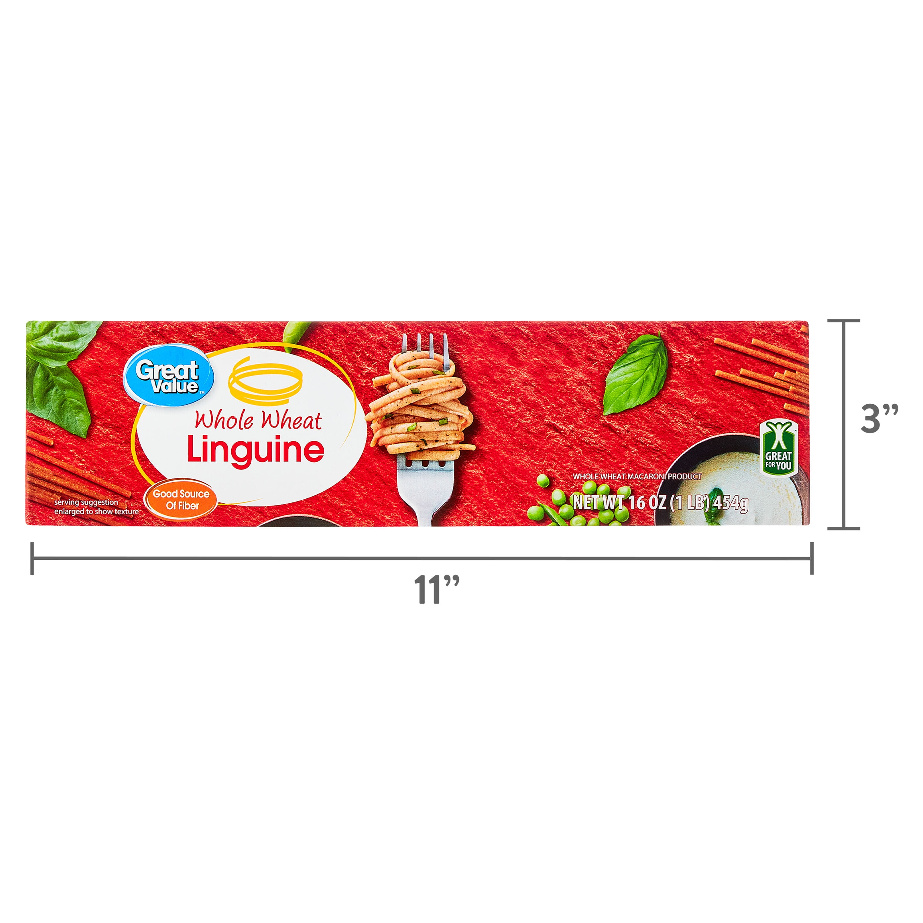 Great Value Whole Wheat Linguine, 16 oz