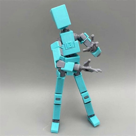 Multi-jointed Movable Robot 3d Printed Mannequin Toyslucky 13 Dummy Action