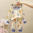 thumbnail image 2 of Gerichy Toddler Boy Girl Pajamas Fall Winter Pjs for Boys Long Sets Kids Sleepwear Cartoon Pattern Jammies 1-9 Years, 2 of 6