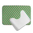 thumbnail image 6 of Yiaed 60s and 70s Style Print Bathroom Mat Set 2 Pieces Mat Anti-Skid Pad Ultra Soft and Absorbent Bathroom Bath Mat Contour Bath Rugs for Toilet Base, 6 of 6