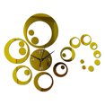 thumbnail image 1 of Toystoory 1 pieza 3D círculos modernos espejo reloj de pared relojes pegatinas de pared espejo reloj de pared extraíble arte calcomanía Decoración del hogar, 1 of 6